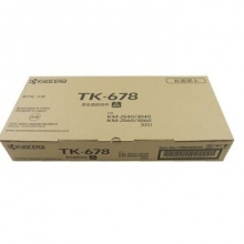 京瓷（kyocera）TK-678K 原装墨粉碳粉 黑色