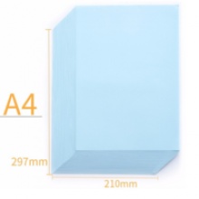 彩纸（A4）（80g）（浅蓝）（100张/包）彩色复印纸[集采]