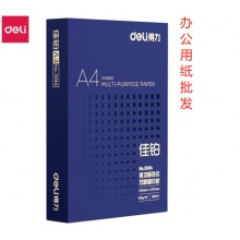 得力（deli） 3594A4 佳铂复印纸 80g 500张/包 单包装 